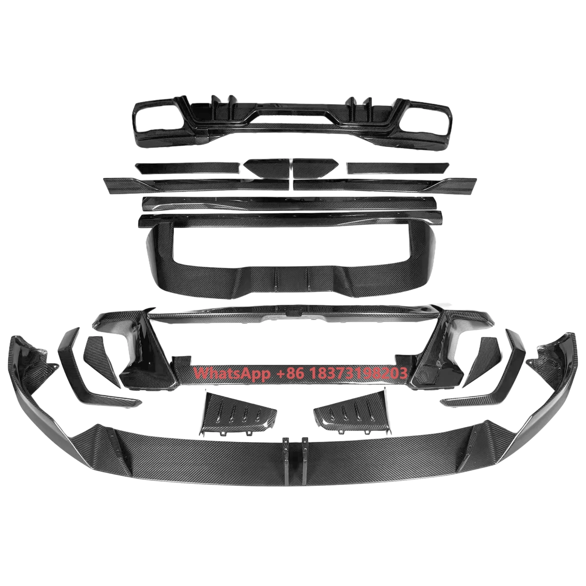 Brand New Hot Sell Real Carbon Fiber Retrofit Upgrade Body Kits for BMW G07 X7 Front Lip Rear Lip Spoiler Side Skirt Canard Etc.
