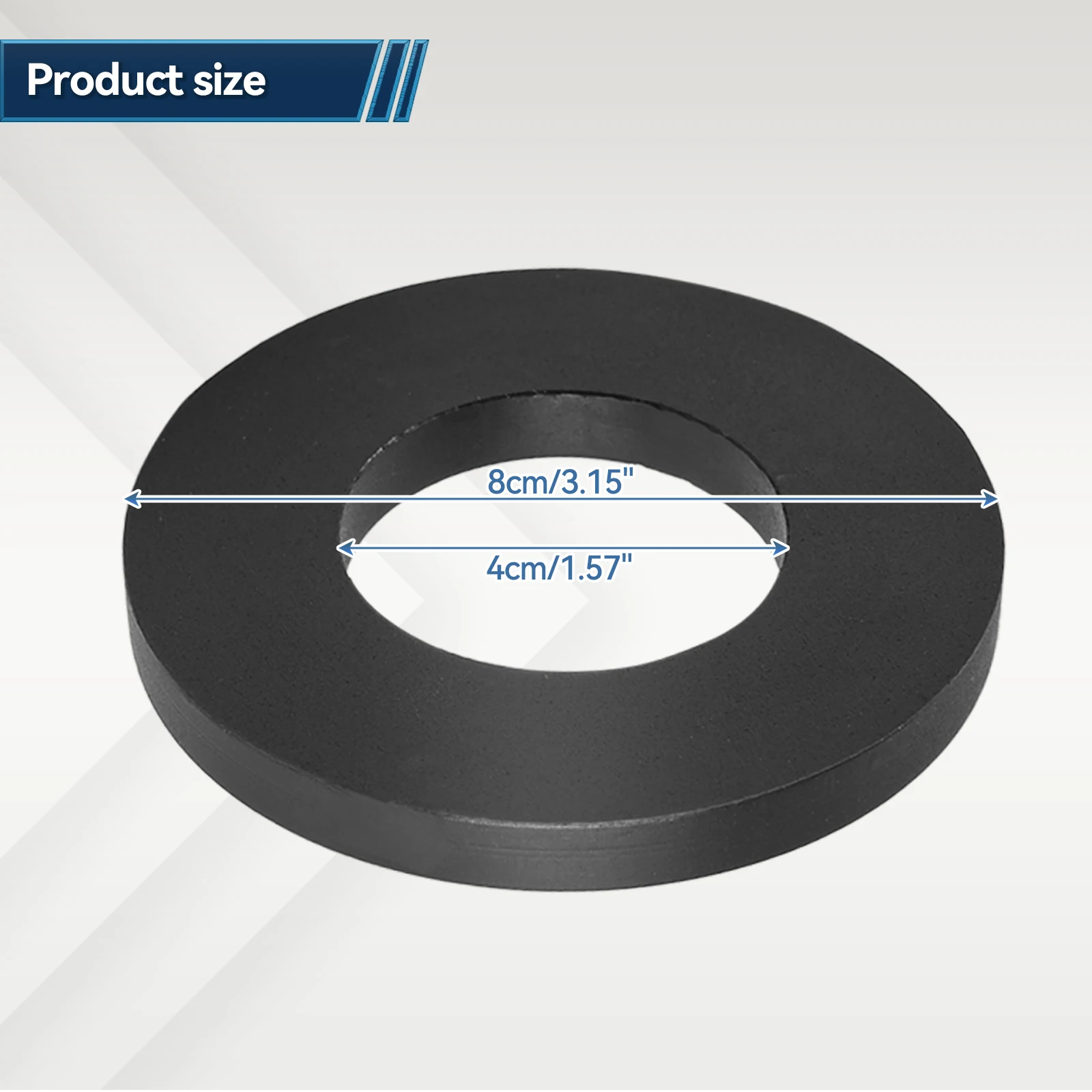 Universal Suspension Shock-Absorbing Rubber Ring Bushing Bearing Washer For Front Strut Top Mount Tower Gap Fix Noise Over Bumps