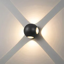 Modern Led Wall Lamp 6W/12W Aluminum Body Wall Light For Bedroom Home Lighting Luminaire Bathroom Lights Fixture Wall Sconce