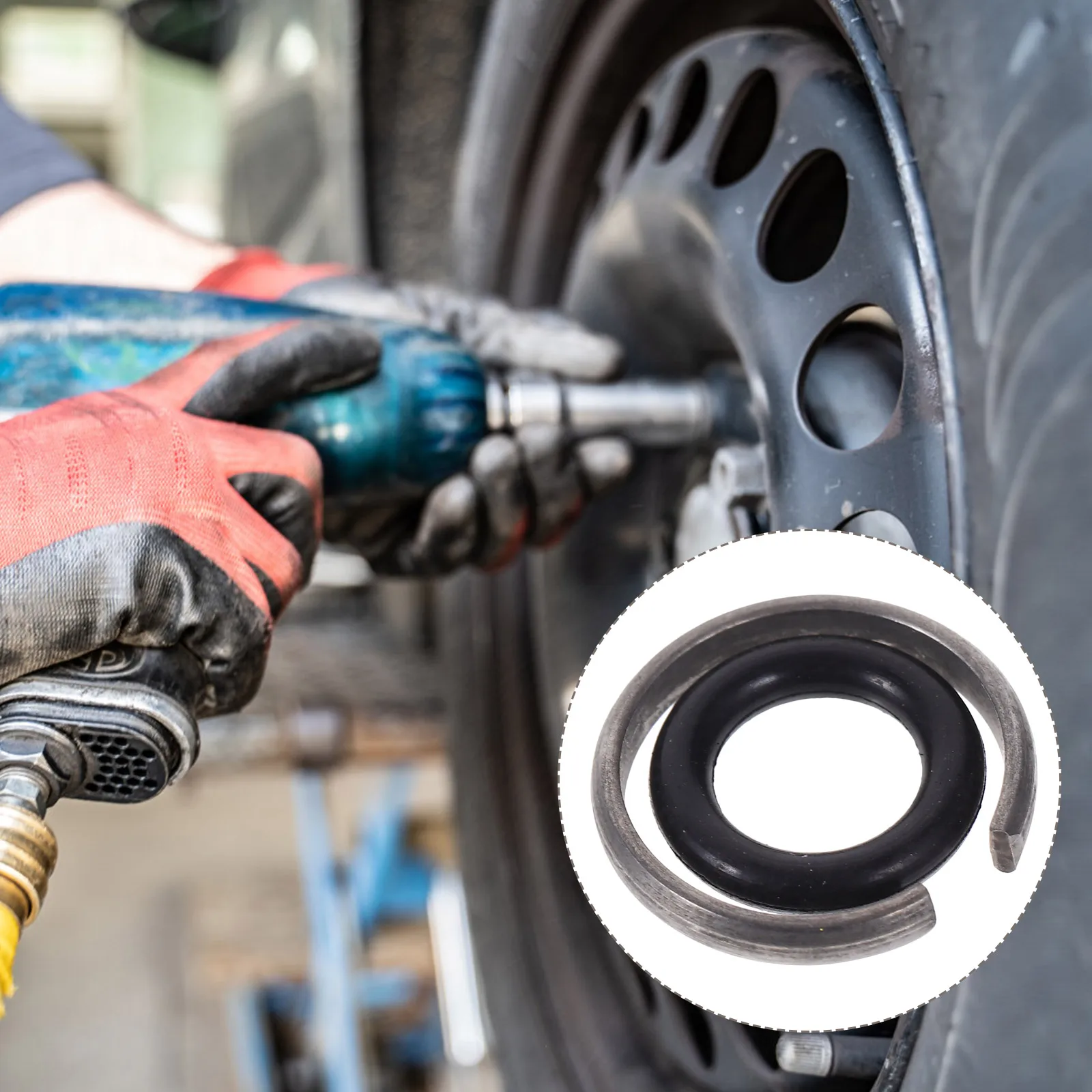 

10 Sets Retaining Ring Impact Wrench Electric Spring Stainless Steel Clips Iron