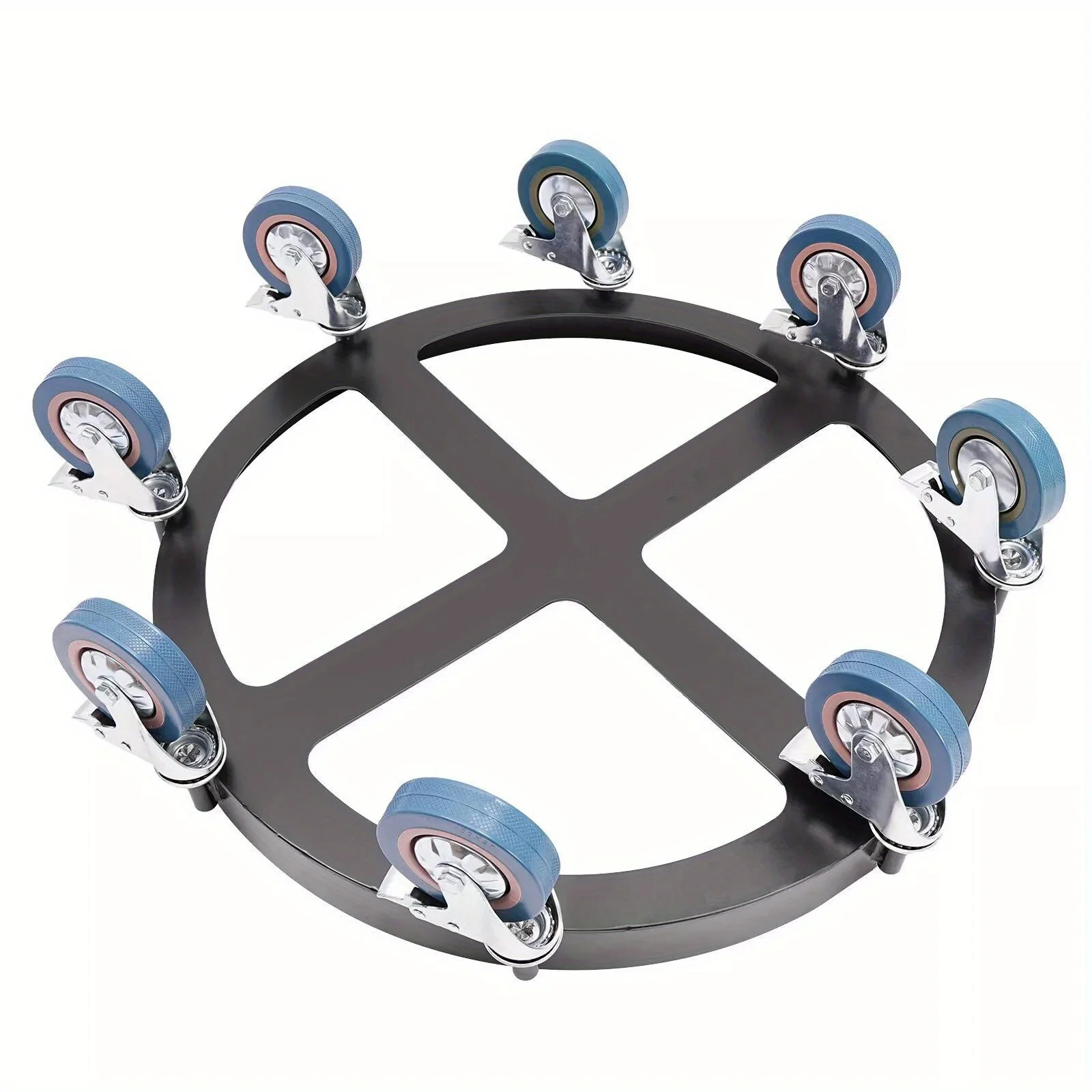 55 Gallon Drum Dolly Barrel Dolly Carts Drum Dolly With 8 Wheels Q235 Steel