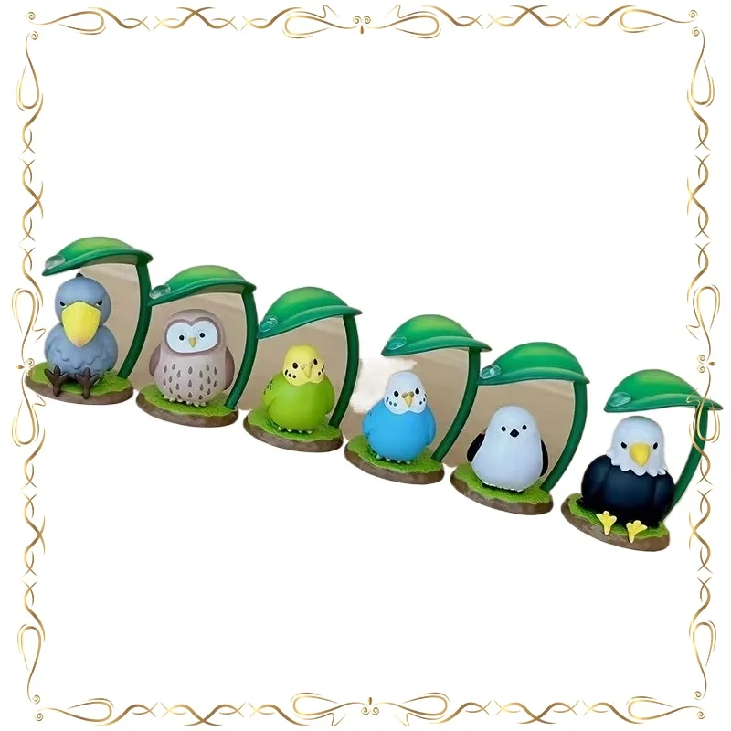 

Gashapon Hide From The Rain Lories Kawaii Cute Collection Ornament Action Figure Model Toys