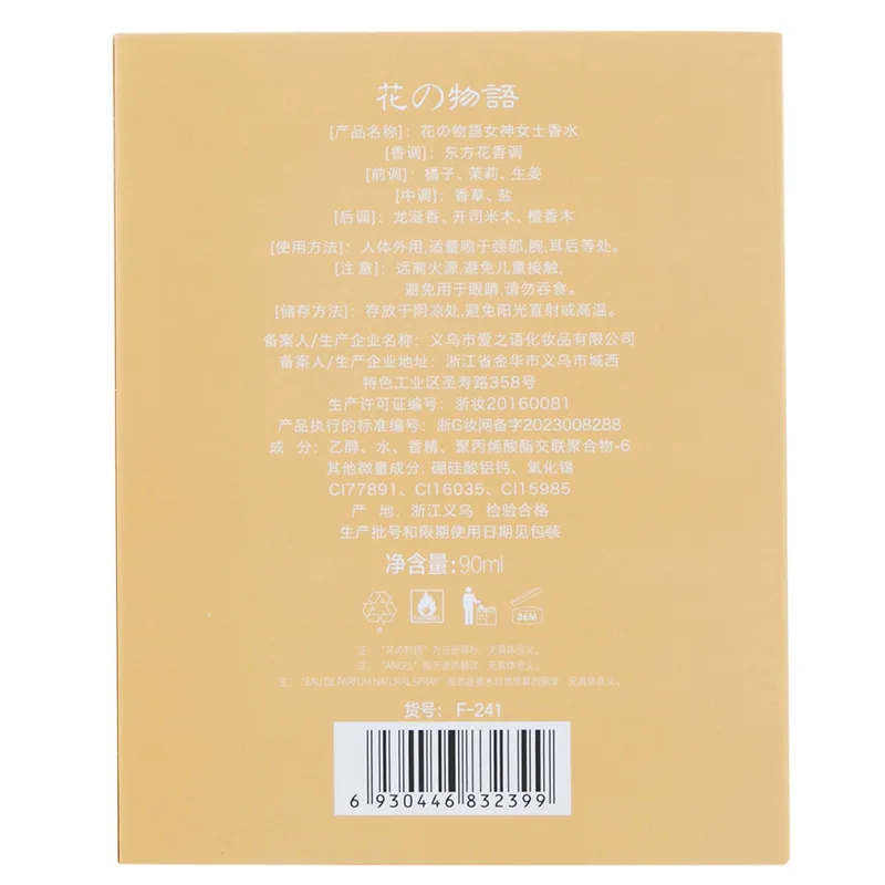 Profumo classico Eau De Toilette Floreale Aromatico Duraturo Fragranza Ambra Spray per il corpo Incontri Glamour Profumi profumati di lusso