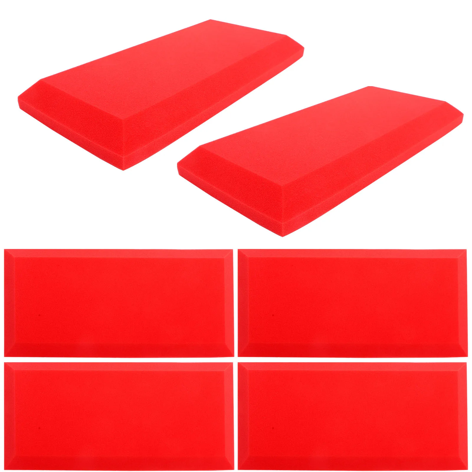 

6pcs Soundproof Cotton Padding Absorbing Panels Wall Material Lightweight Compact Easy Cut For Home Studios