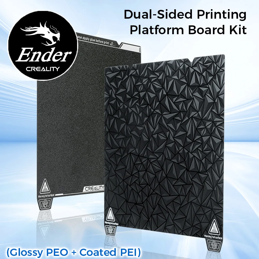 Creality K1 PEI Sheet 235mmx235mm Dual-Sided Printing Platform Board Kit for Ender 3 V3 SE/Ender-3 S1/Ender-3 S1 Pro/Ender-5 S1