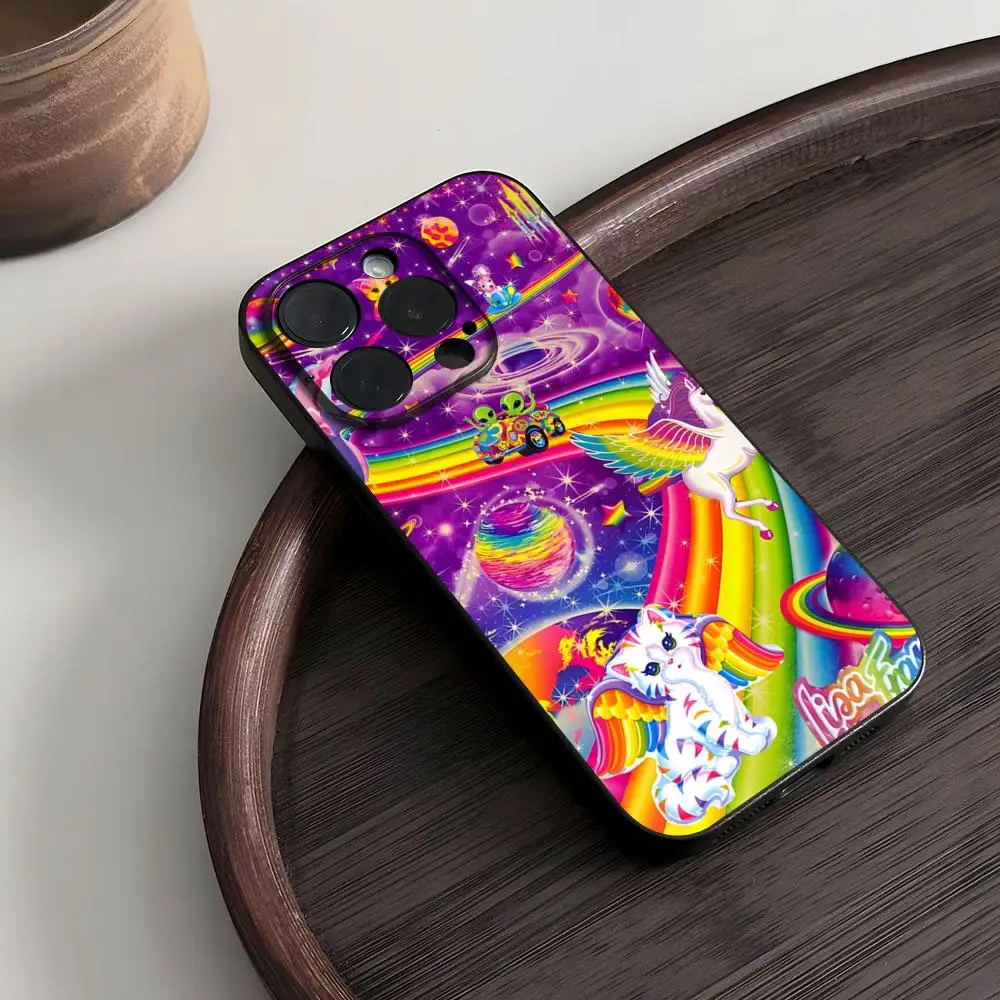 Lisa Frank Tiger Horse Dog Cat Phone Case For Iphone 18 17 15 16 12 14 Se Pro Max 11 13 Xr Anti-knock X Xs Mini Plus Luxury Shel