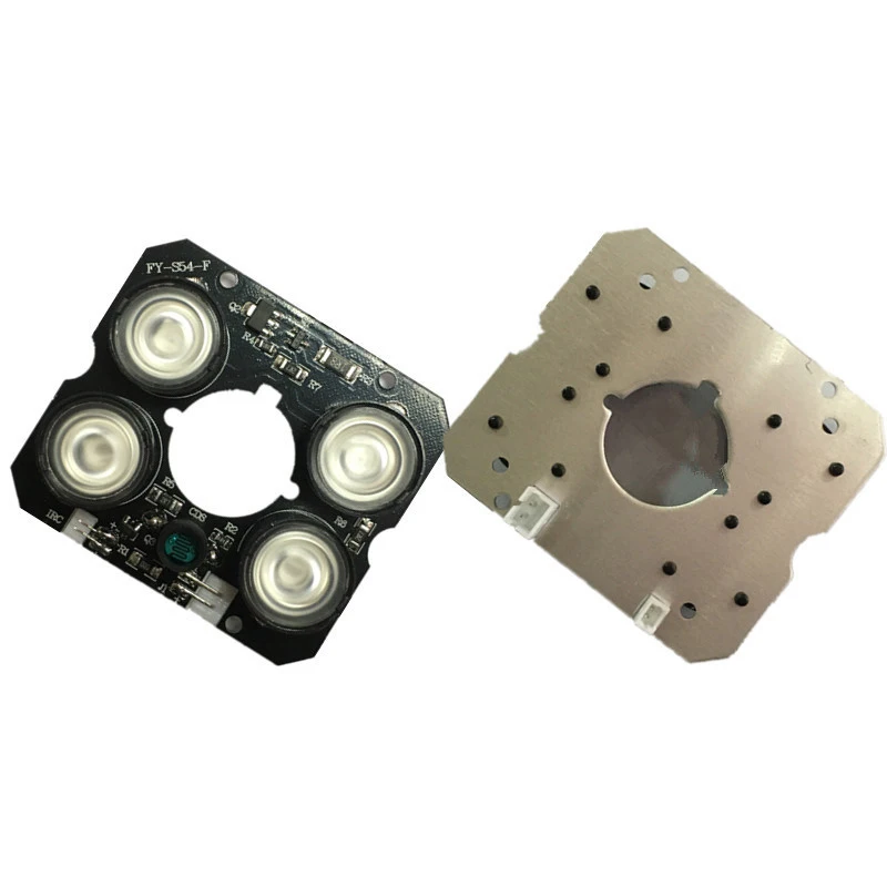 4 LED Array Infrared 90 Degrees Bulbs 850nm IR Board Illuminator 4x IR LED Board For CCTV Camera Night Vision