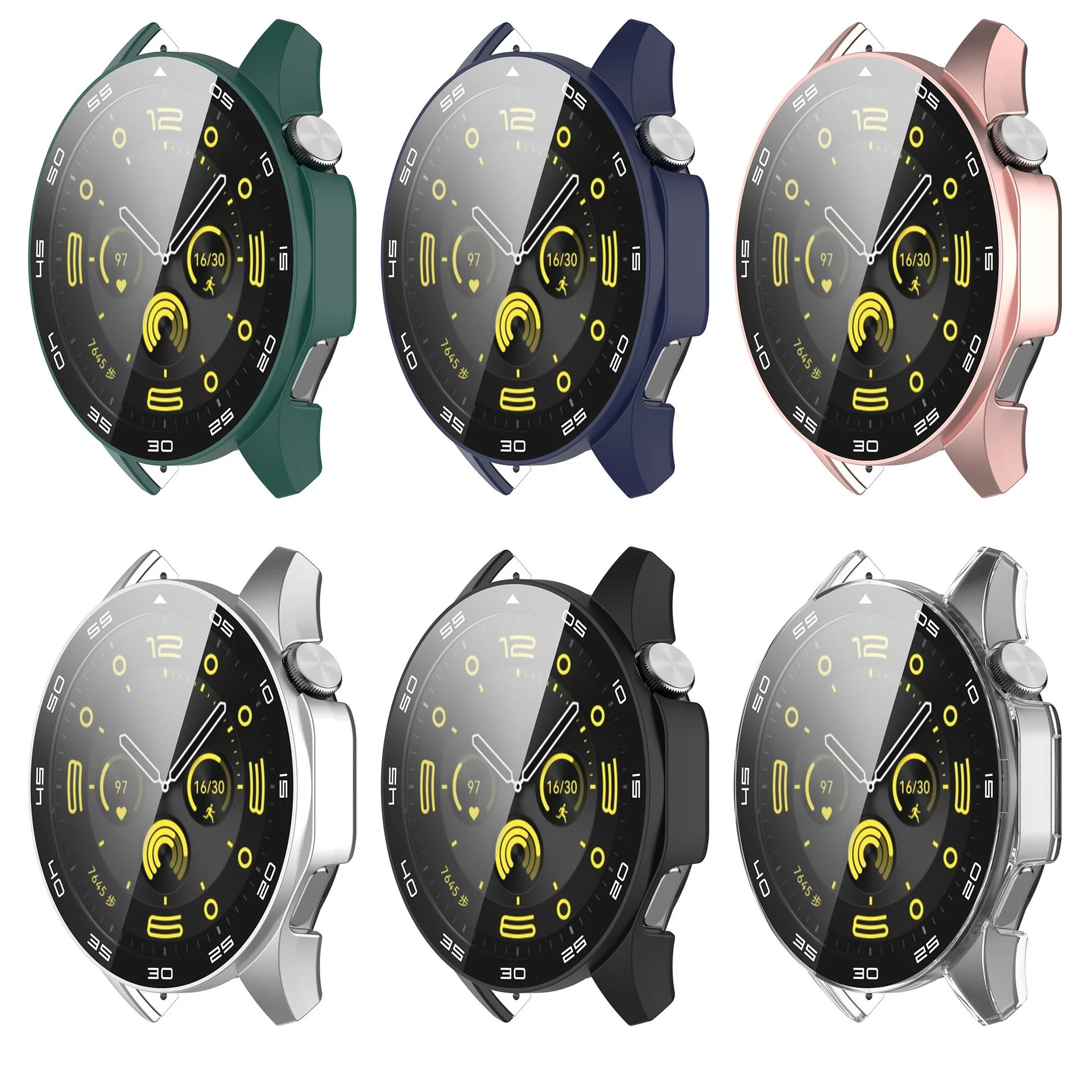 Scale case For Huawei Watch GT 4 46mm smart watches Screen Protector for Huawei WATCH GT4 Cover shell Accessories