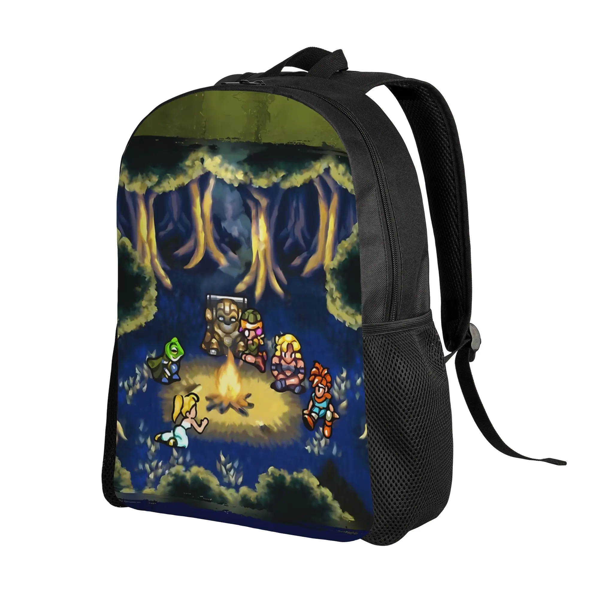 Camping Scene C-Chrono Trigger Schoolbag Fashionable anime mochila Large Capacity Schoolbag Back To School Season