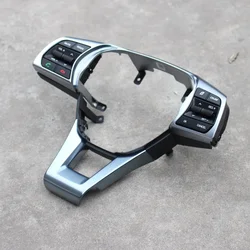 For Hyundai SONATA 9th 2015-19 Steering Wheel Multifunction Key Constant Speed Cruise Switch Bright Frame Trim Panel Accessories