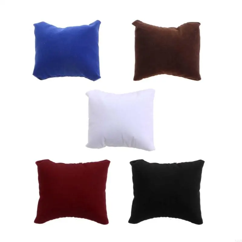 N58B Watch Display Pillow Flannel Silk Pillow Watch Bracelet Jewelry Display Props