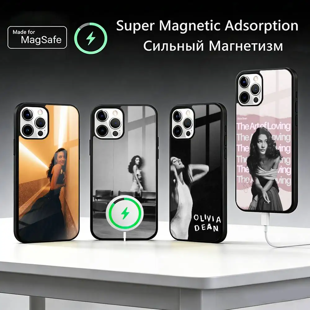 

New Magnetic O-Olivia Dean Phone Case Wireless Charging Cover For iPhone 17 16 15 14 13 12 11 Plus Pro Max