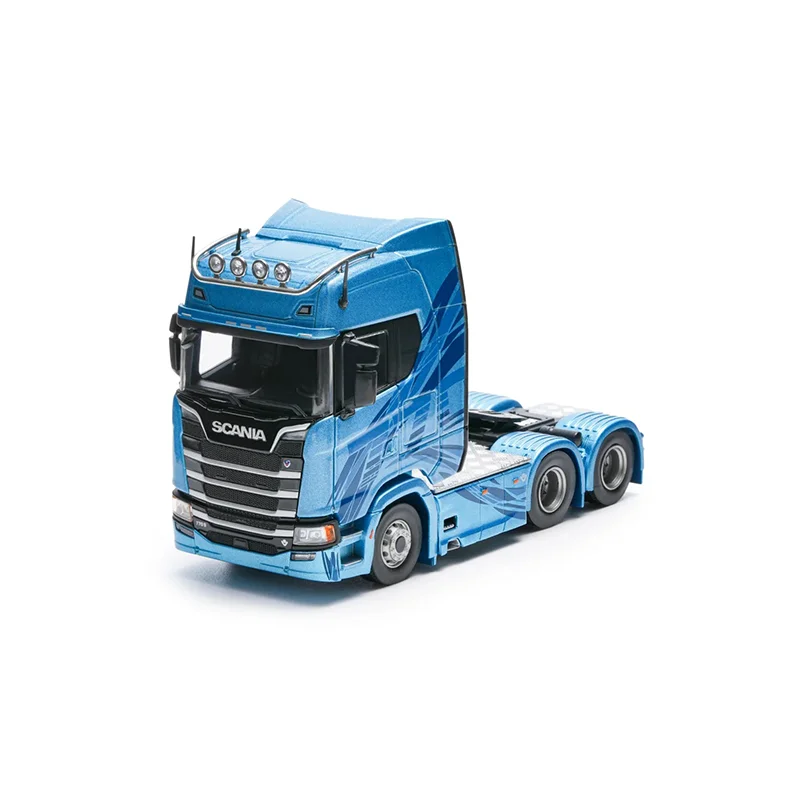 New Masdi 1:64 Scania 770s R650 Civilian Trailer Transport Vehicle Alloy Small Model Miniature Die-Cast Customized Kids Toy Gift