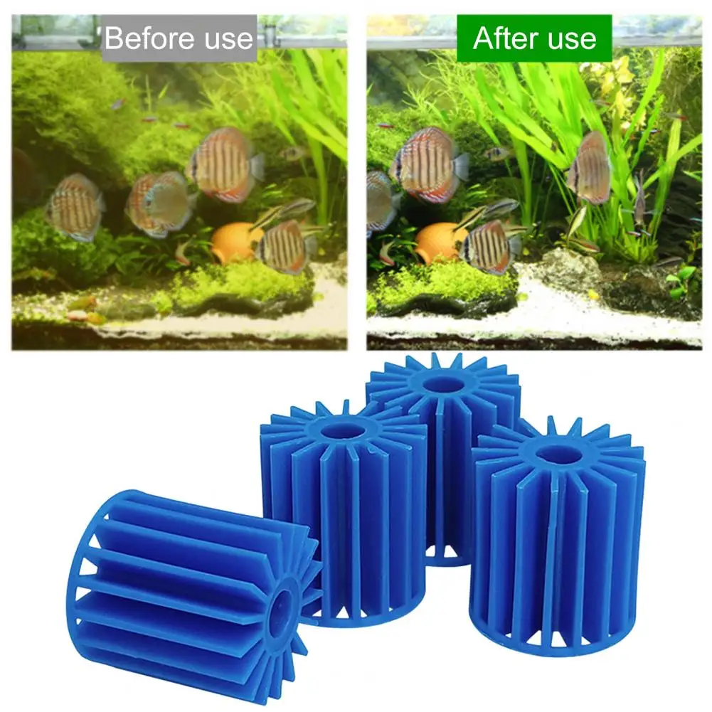 Durable Simple Operation Convenient Aquarium Bio Balls Quick Permeability Avoid Blockage Fish Tank Bio Balls for Fish Pond