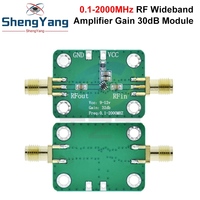 0.1-2000MHz RF Wideband Amplifier Module Gain 30dB Low-Noise Amplifier LNA
