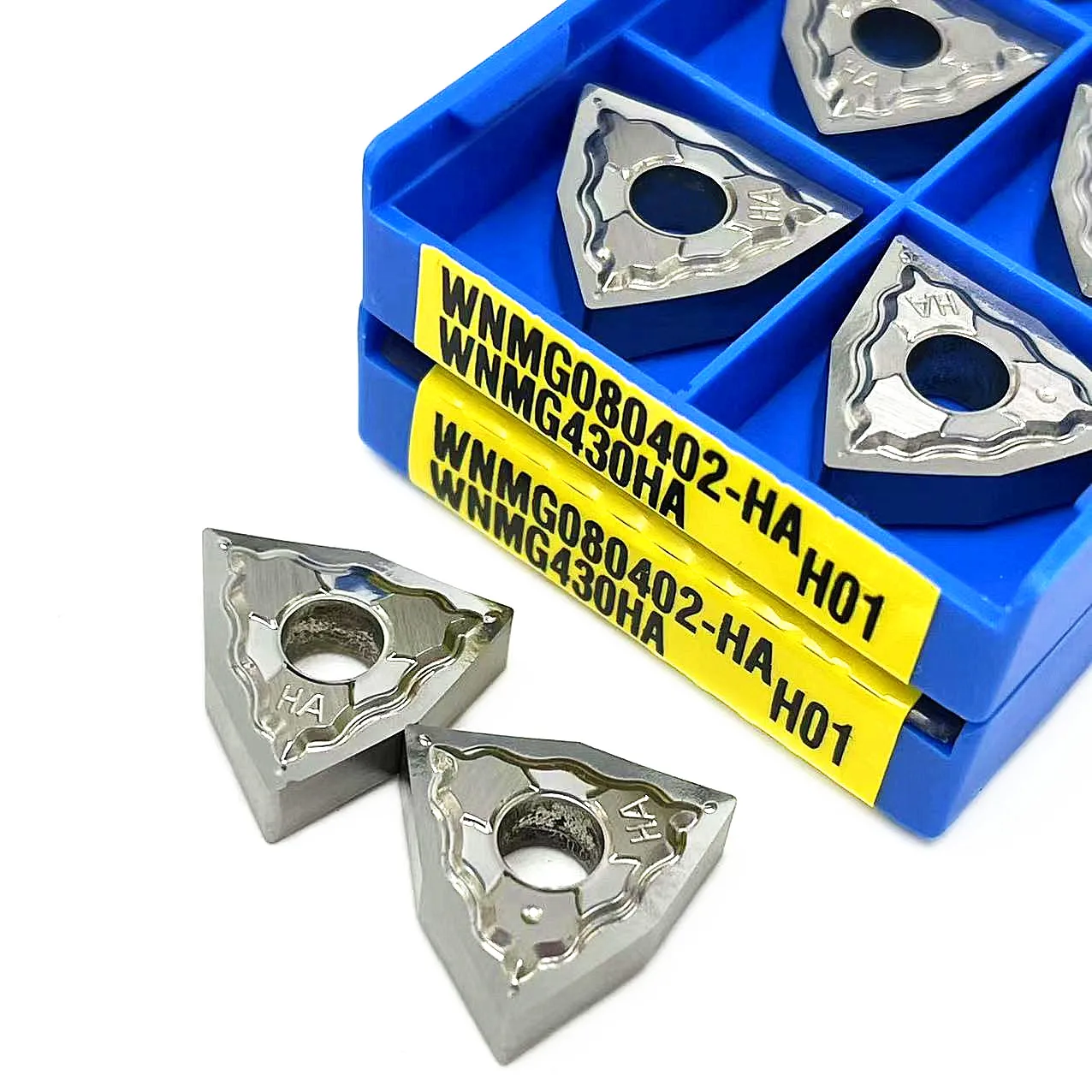 Strumento in alluminio WNMG080402 04 08 HA H01 nuova lama per scanalatura e scanalatura in lega di alluminio lama per macchina CNC utensili per tornitura in metallo