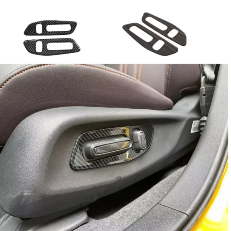 

X-T For Honda ZR-V 2022 2023 2024 Seat Adjustment Button Switch Panel Covers Car Accessories Stickers 2Pcs HRV ZRV