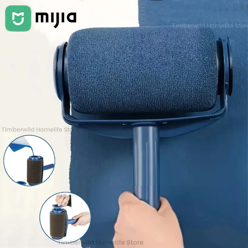 MIJIA Paint Brush Roller Corner Brush Household Use Self-priming Large Drum Brush Wall Painting  Latex Paint Brush Handle Tool