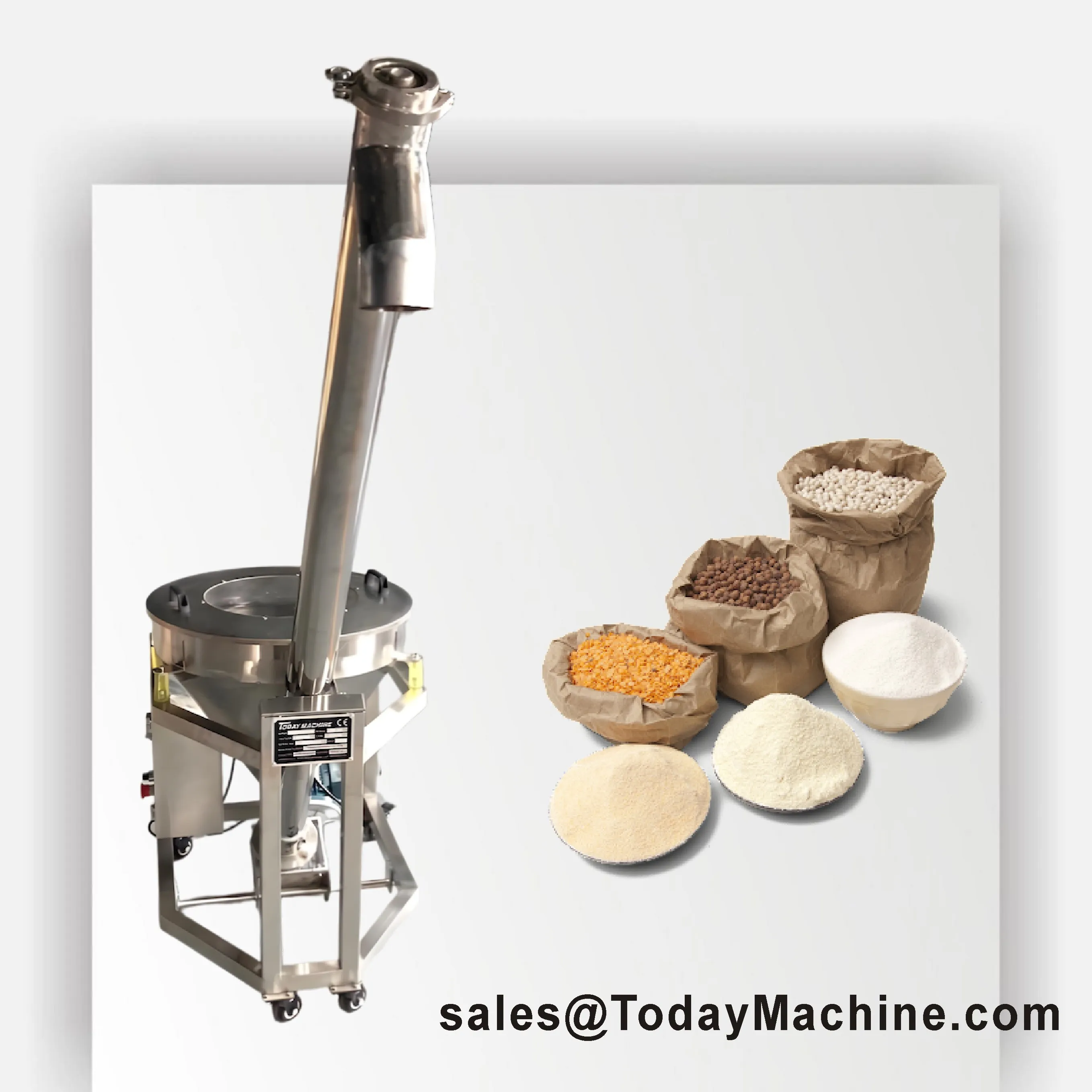 

Vacuum Screw Conveyor For Plastic Pellets Powder Spiral Screw Loader