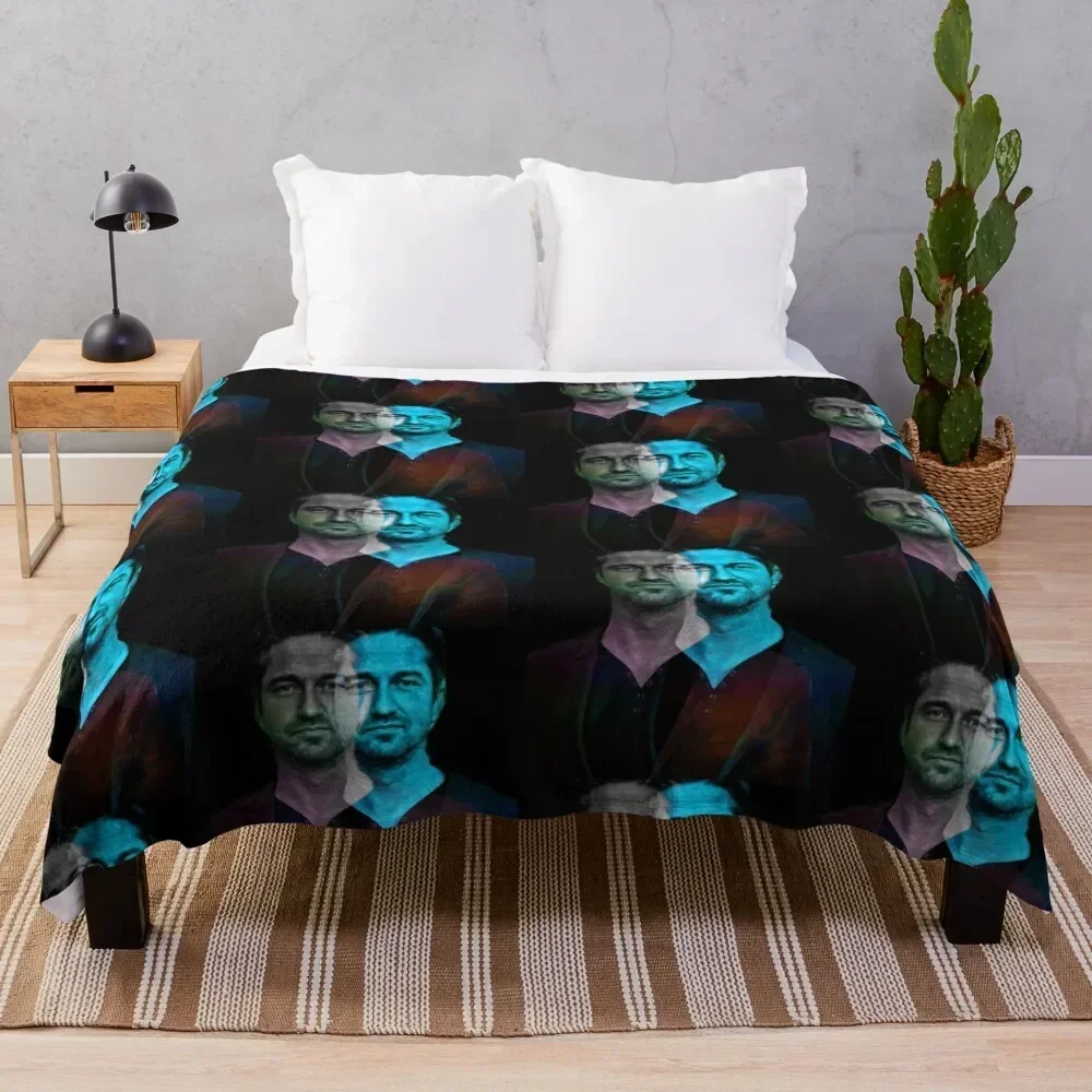 

Gerard Butler Throw Blanket Soft Solid Color Blanket for Couch Bed