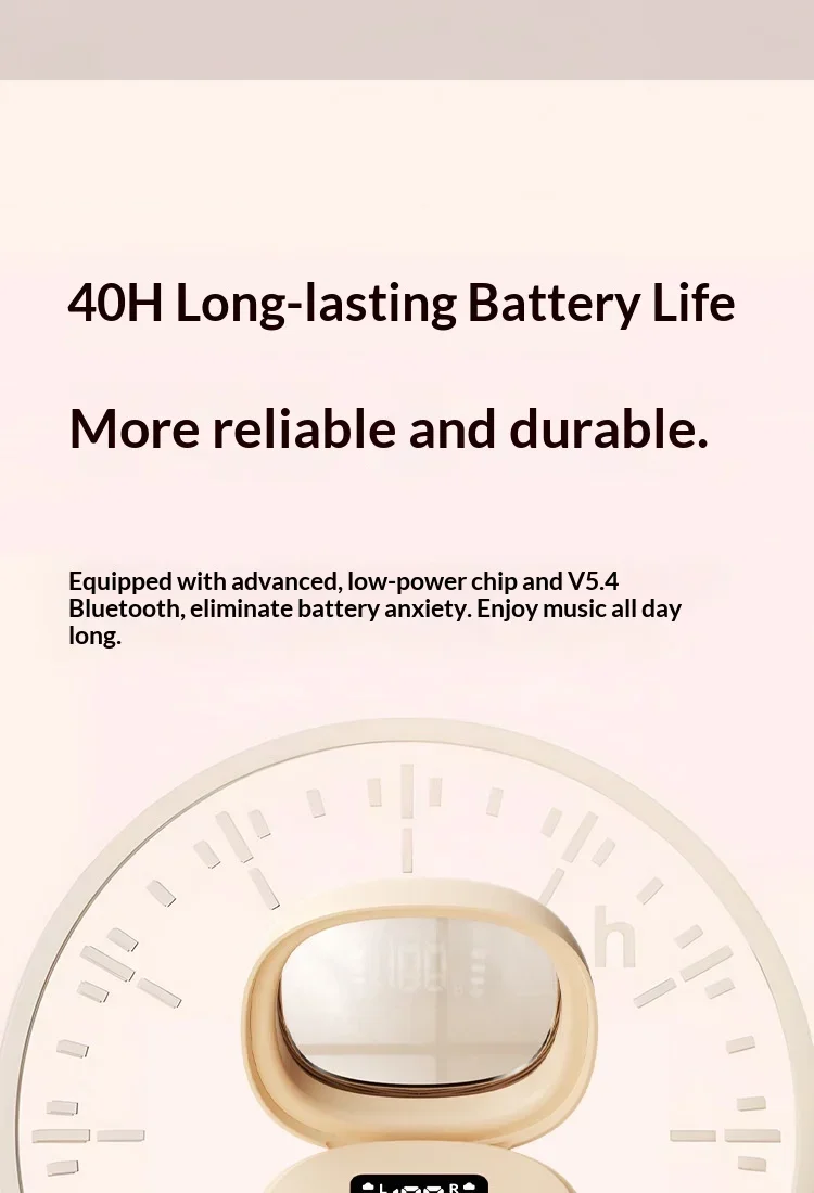 Wireless Bluetooth Earbuds In-ear Headphones With Digital Display_voghion.com