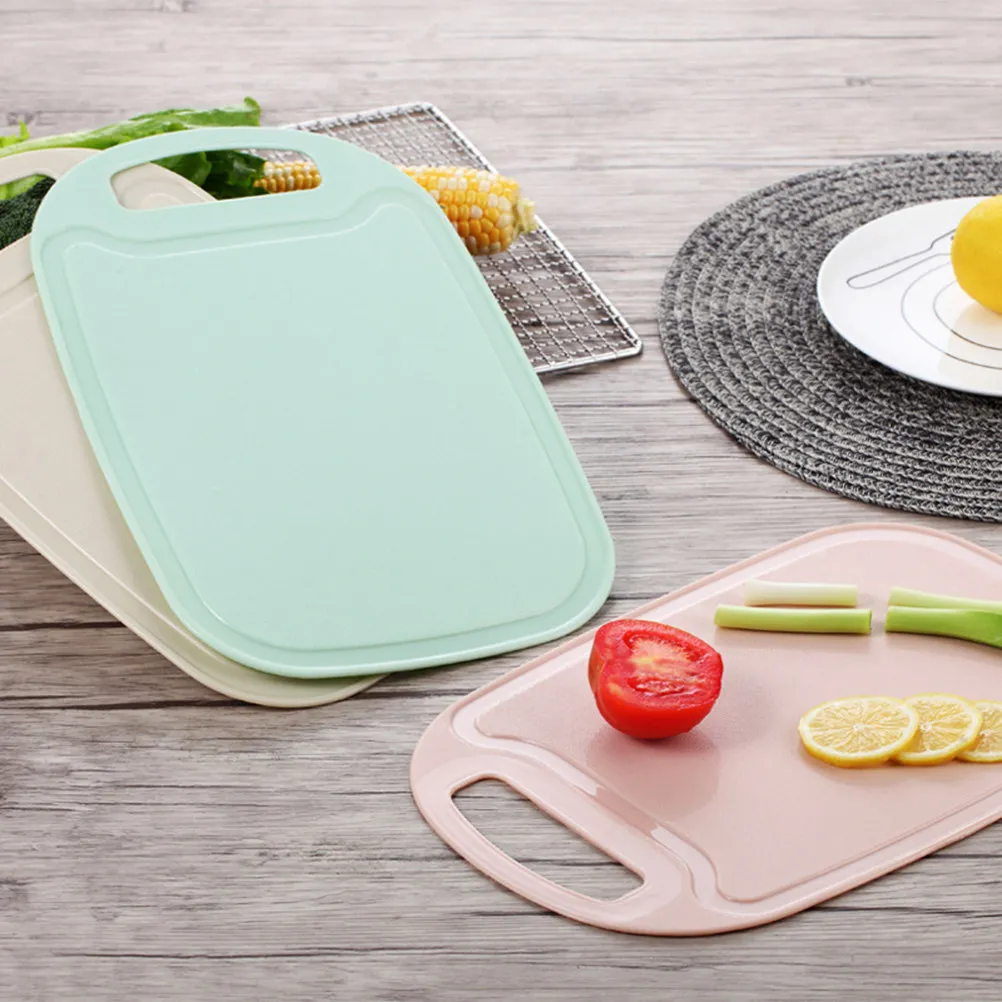 Anti-Slip Cutting Board Pp Material Kitchen Chopping Mat Hanging Hole For Fruit Vegetable Meat Fish Plastic Board view 3