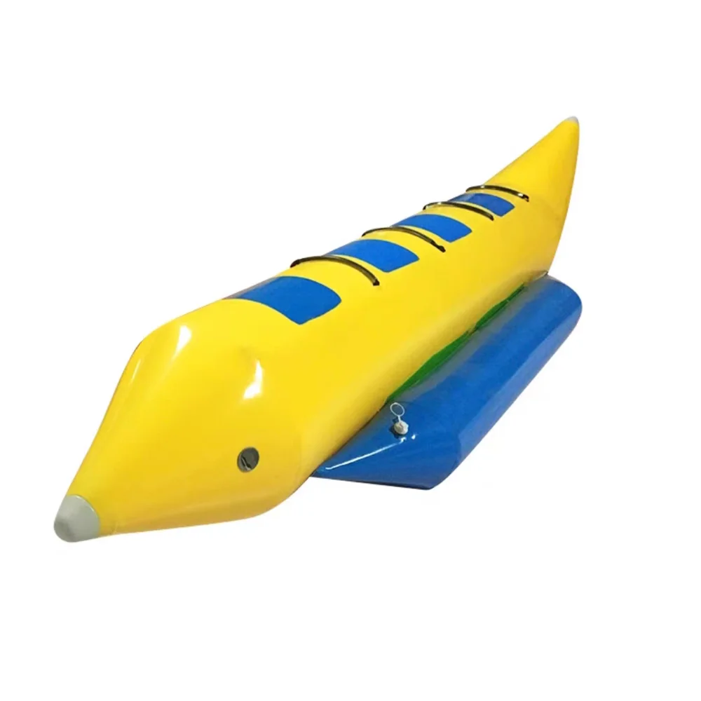 Inflatable Banana Boat for Water Park, Flying Fish, Towable Tube, 4 Seat, Hot Sale