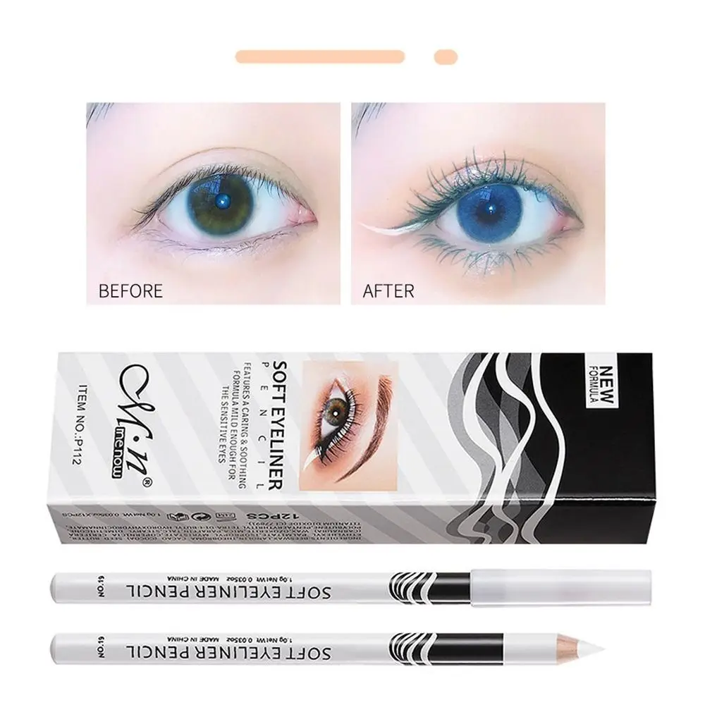 Glitter Eyeliner Fashion Cometic Longlasting Eyeliner Pen Brightener Highlighter White Eyeliner