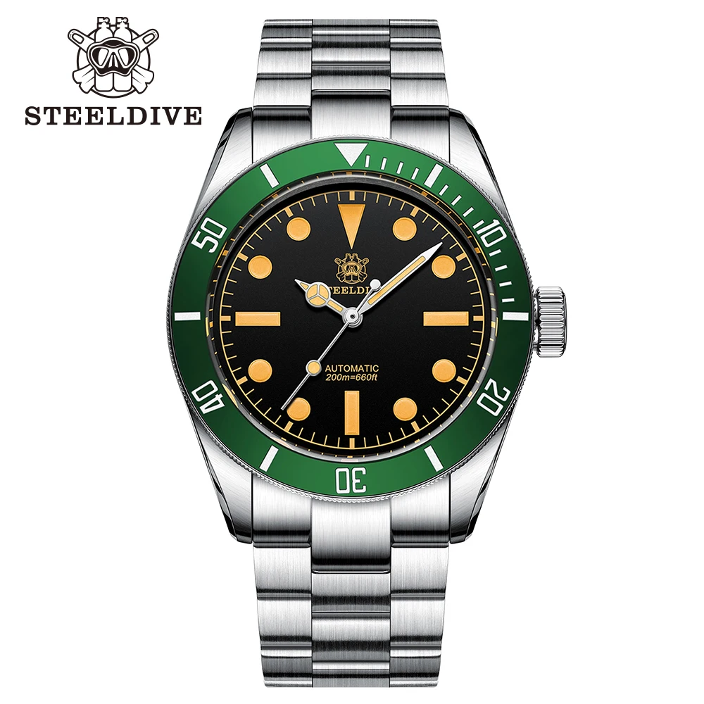 New Arrival 2024! SD1958V STEELDIVE Men\'s High Quality Watch 200m Waterproof NH35 Watch ​Waterproof Dive WristWatch Clock Gift