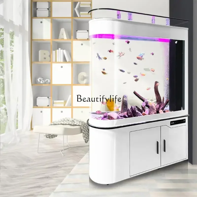 

FG26Separation Integrated Bottom Filter Fish Tank Floor Type Hallway Living Room Fish Tank Installation-Free Change Water