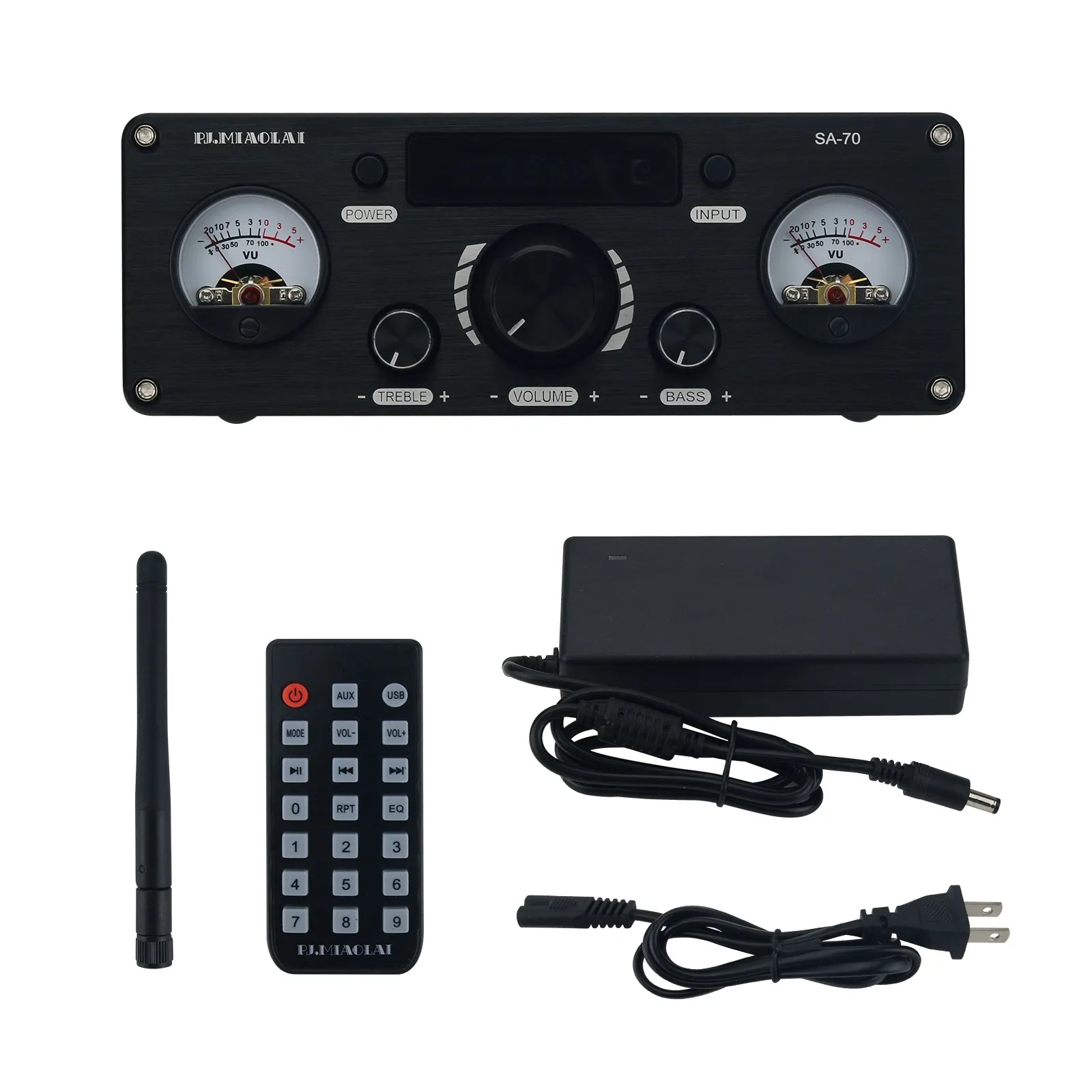 

HiFiAMP PJ.MIAOLAI SA-70 Высокомощный цифровой усилитель мощности TPA3255 Hi-Fi Bluetooth5.2 декодирование без потерь