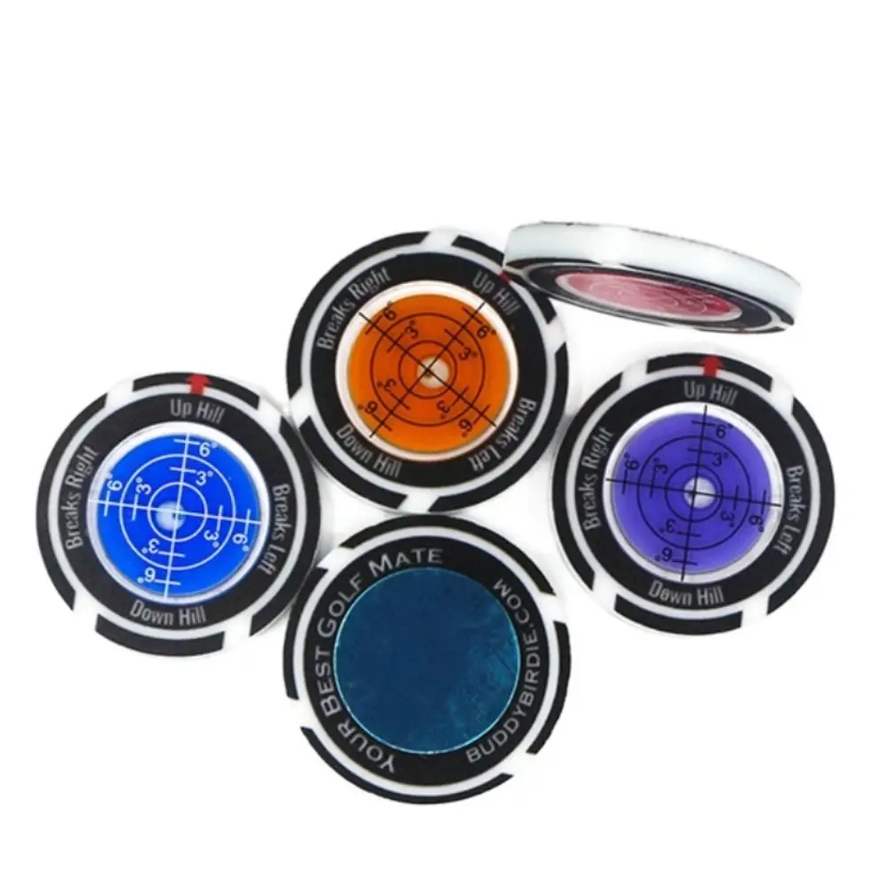 

High Precision Golf Tools Leveler Clear&Transparent Ball Marker Golf Slope Meter Versatile Design Easily Use Golf Spirit Level