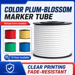 PVC tube PVC sleeve for tube printer red yellow wire marking machine cable ID printer electronic lettering machine