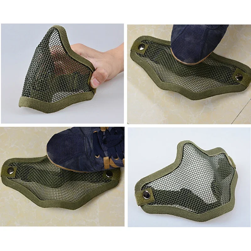 MYTactical Airsoft Mask Outdoor Hunting Metal Wire Mesh Protective Mask BB Gun Shooting Paintball Accessories