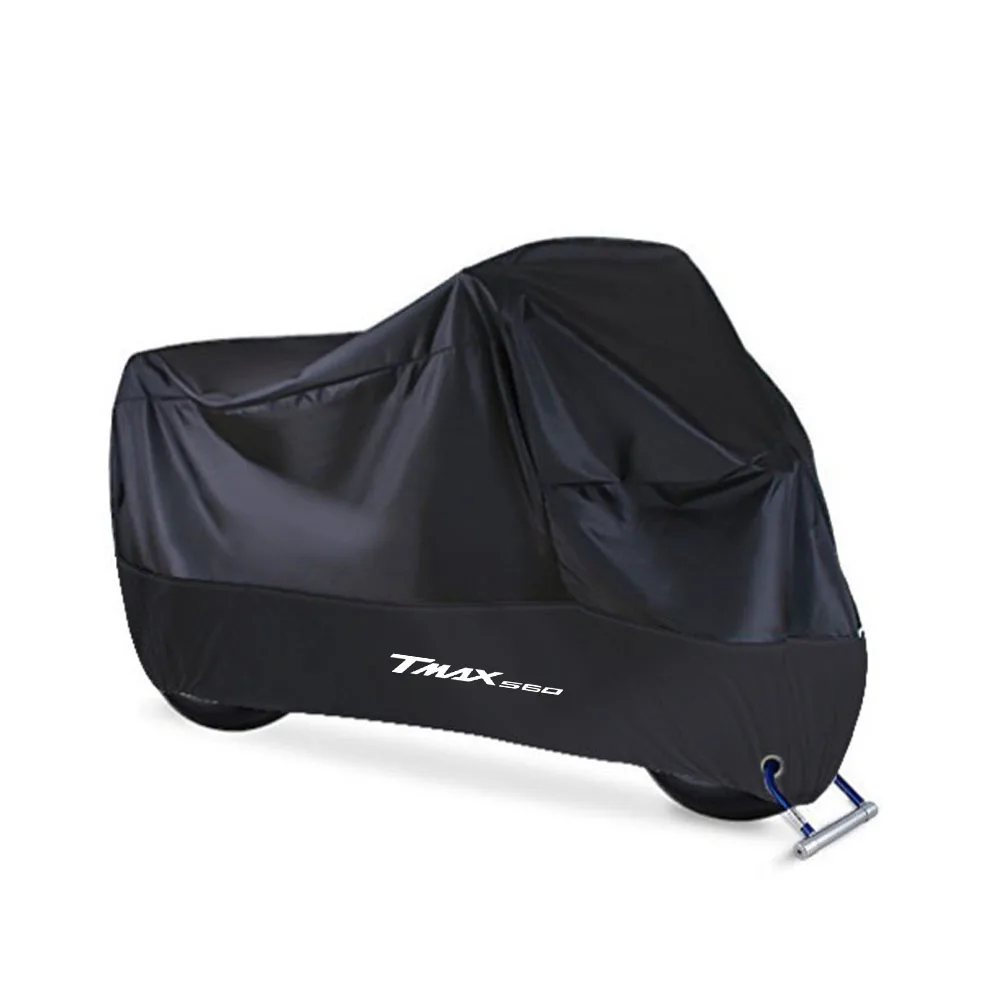 Dustproof Outdoor Motorcycle Cover, À Prova D' Água Logo, Capa De Chuva, Resistente Ao Desgaste, Acessórios De Tecido, YAMAHA TMAX560