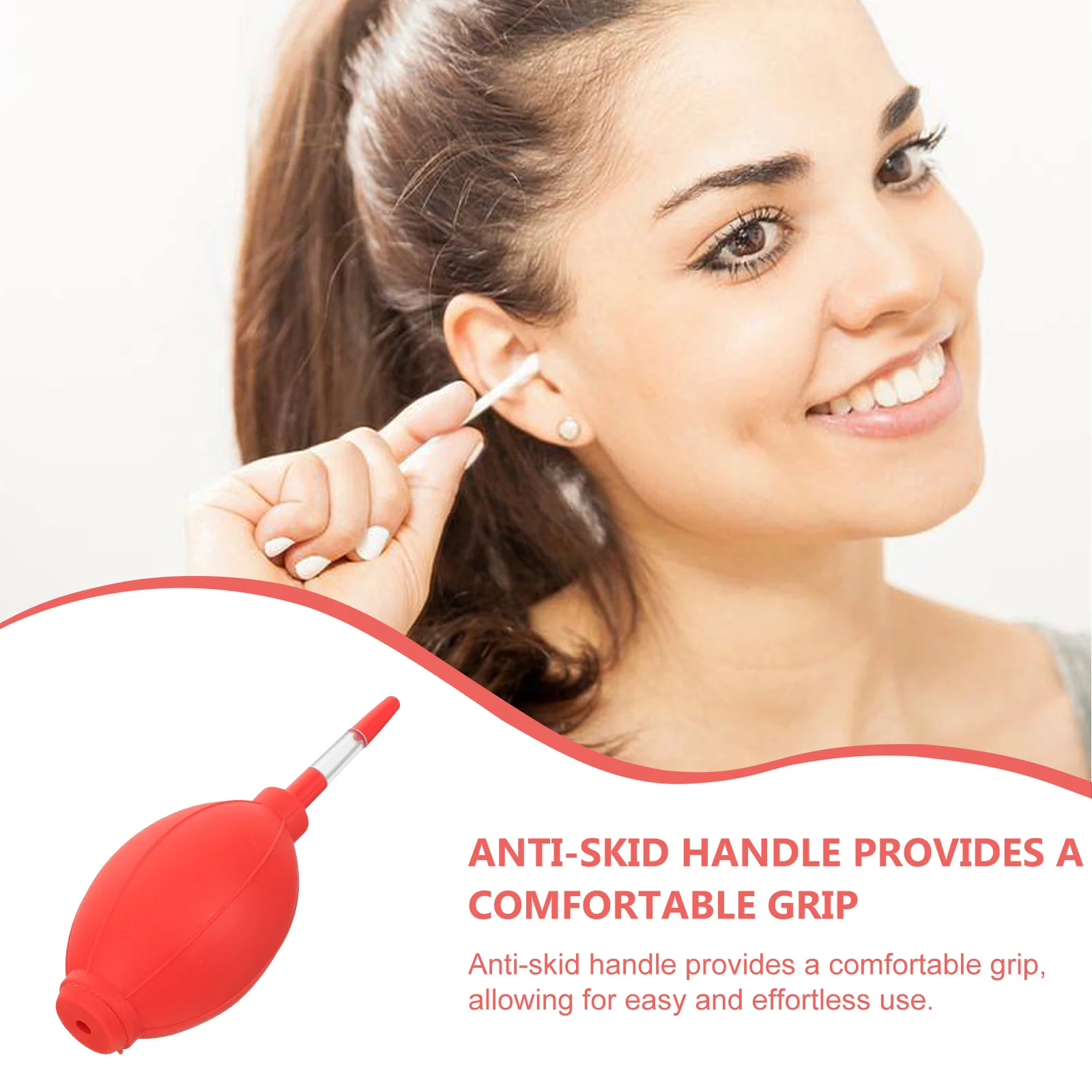 

Инструмент для чистки ушей, мытье, всасывающая лампа для ушной серы, шприц, ирригационный шарик, воздуходувка, безопасная противоскользящая ручка, портативные инструменты для медсестры, здоровье