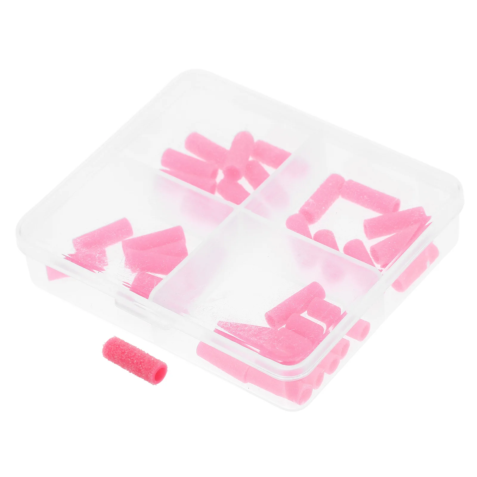 32 Uds Mini púrpura S para taladro de uñas grano fino para pulir forma quitar uñas de Gel salón en casa uso profesional ligero