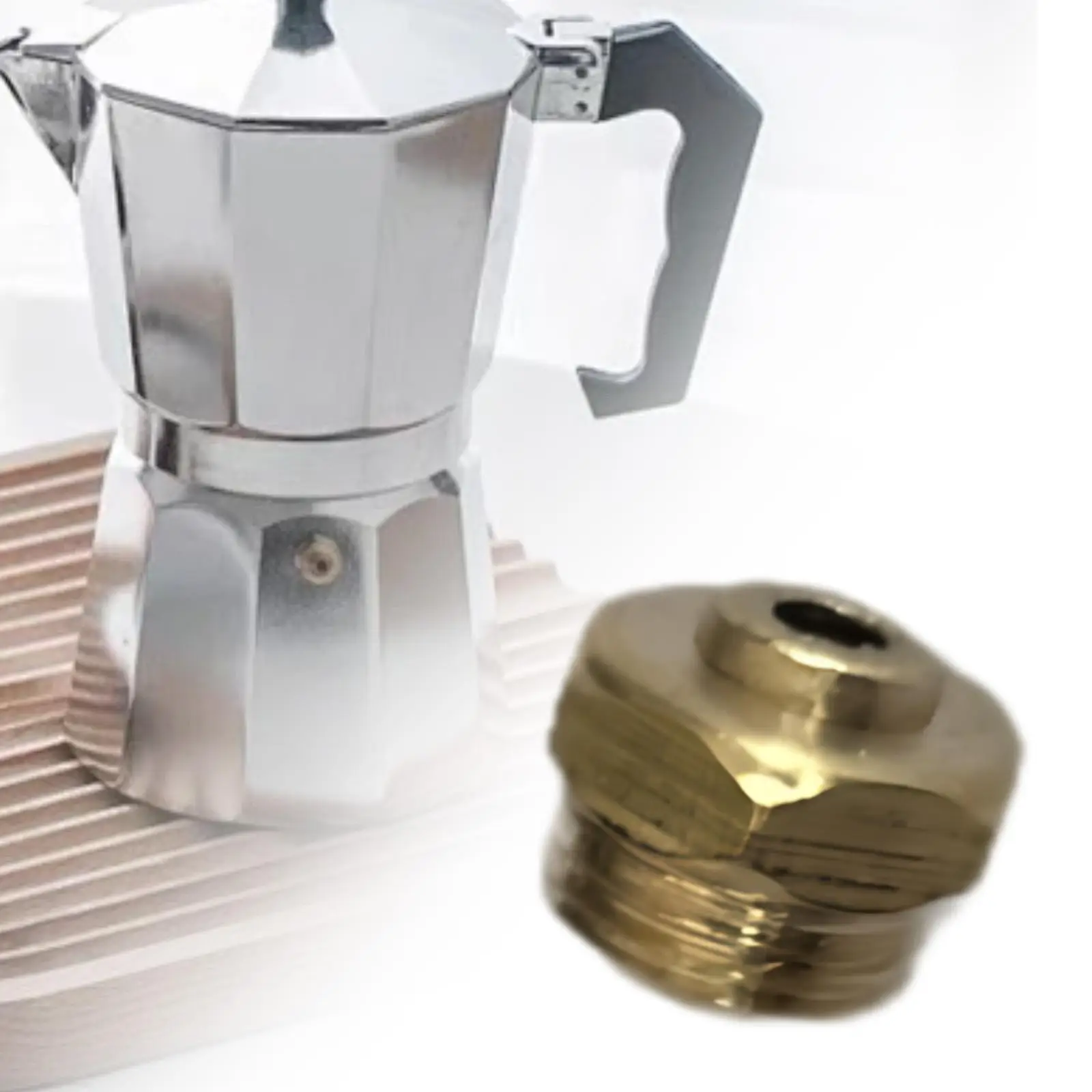 エスプレッソポットリリーフバルブ、コーヒーポットバルブ、使いやすいアクセサリー、頑丈なスペアパーツ、銅、リラックスした圧力