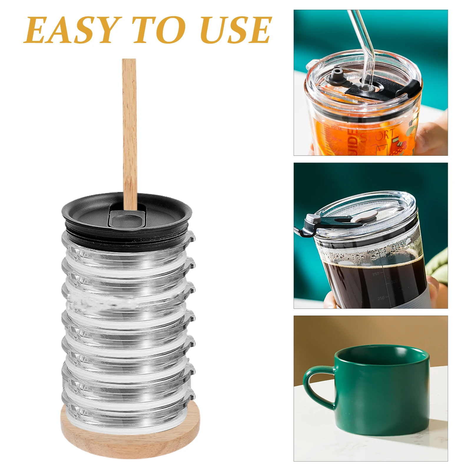 

1pcs Mason Jar Rack Tumbler Lid Desktop Organizer Storage Rack Mason Jar Lid Holder Kitchen Cabinet Organizer Stand