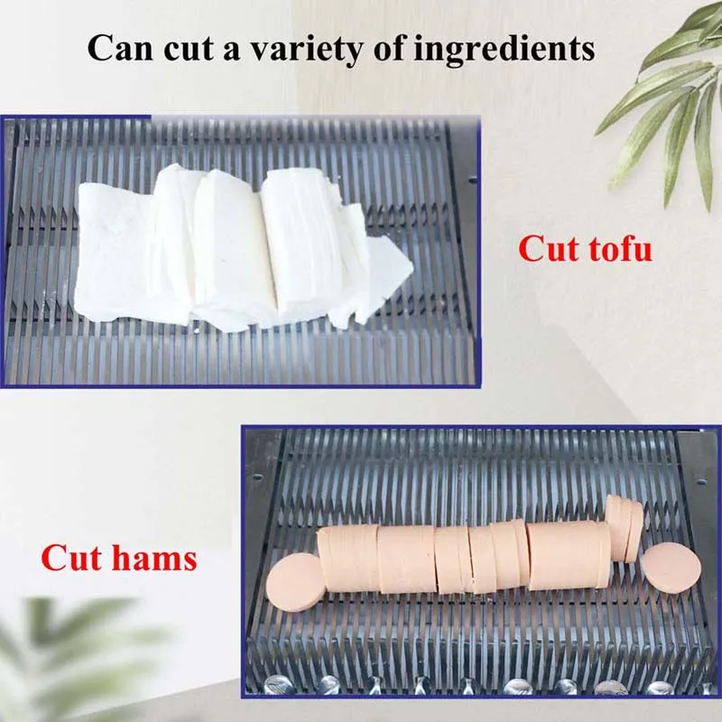 Image of Multifunktionaler Hobel, Handdruck, verdickter Edelstahl, Tofu, Käse, Schinken, Wurst, Mittagessen, Fleischschneider