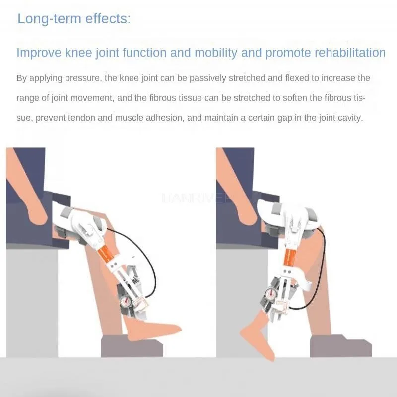 Manaul Knee Joint  Rehabilitation Training Device Lower Limb Bending Straightening Exercise For Leg Fracture Postoperative