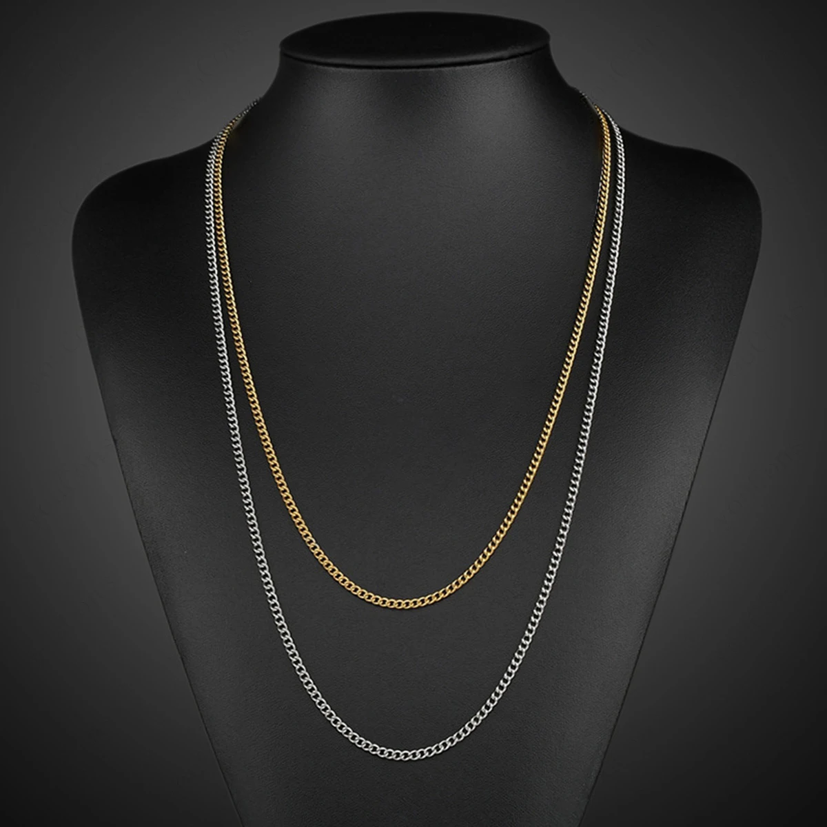 Stainless Steel Cuban Chain Suitable For Valentine's Day Mother's Day Birthday Gift For Boyfriend Girlfriend Mother Surprise New