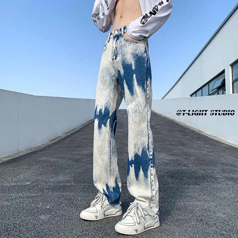 

High Waist Ripped Women's Black Jeans Hip-hop Style Fashion Vintage Streetwear Y2K Wide Leg Jean 2024 Trouser Baggy Denim Pants