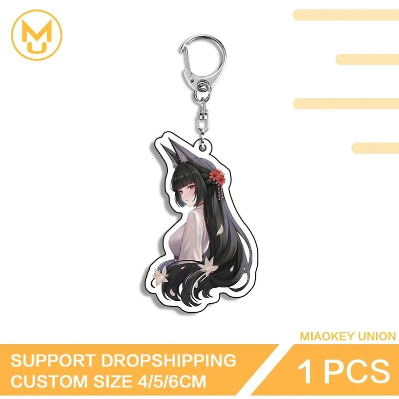 Schönes Mädchen Jane Doe Zenless Zone Zero Chic Lively Wasserdichter Doppelseitiger Acryl-Schlüsselanhänger Innovative Modeaccessoires