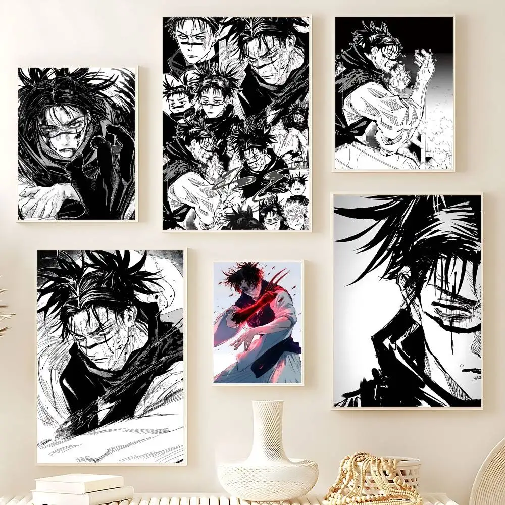Choso Jujutsu Kaisen Anime-Poster, HD-Qualität, Wandkunst, Retro-Poster für Zuhause, Zimmer, Wanddekoration, Kawaii-Raumdekoration