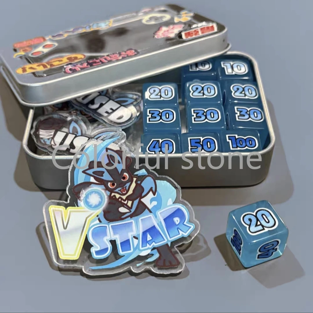 ptcg-pokemon-match-счетчик-повреждений-индикатор-повреждений-lucario-dice-используемая-доска-vstar-borad-ролевая-игра-подарочная-игрушка