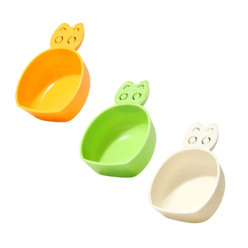 

3lots Comfortable Long Handle Scoops Pet Feeding Scoops Shovel Cats Spoon for Convenient Cats Feeding