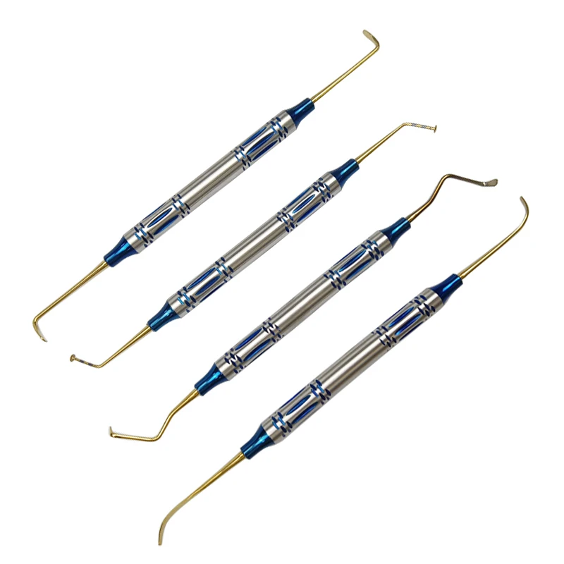 4Pcs Dental Sinus Kit Implant Lifting Elevation Hand Instruments Surgical Tools Dental Sinus Lifting Elevation