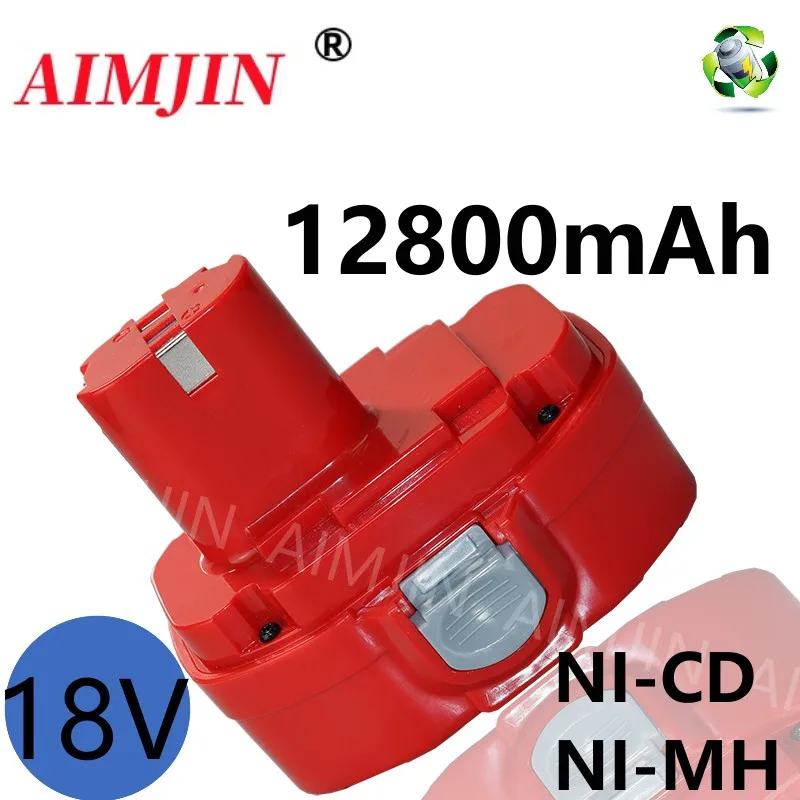 

18V Replacement Battery for Makita PA18 1822 1823 1833 1834 1835 12800mAh Power Tools Screwdriver NiMH Battery 4000 ML UB Series