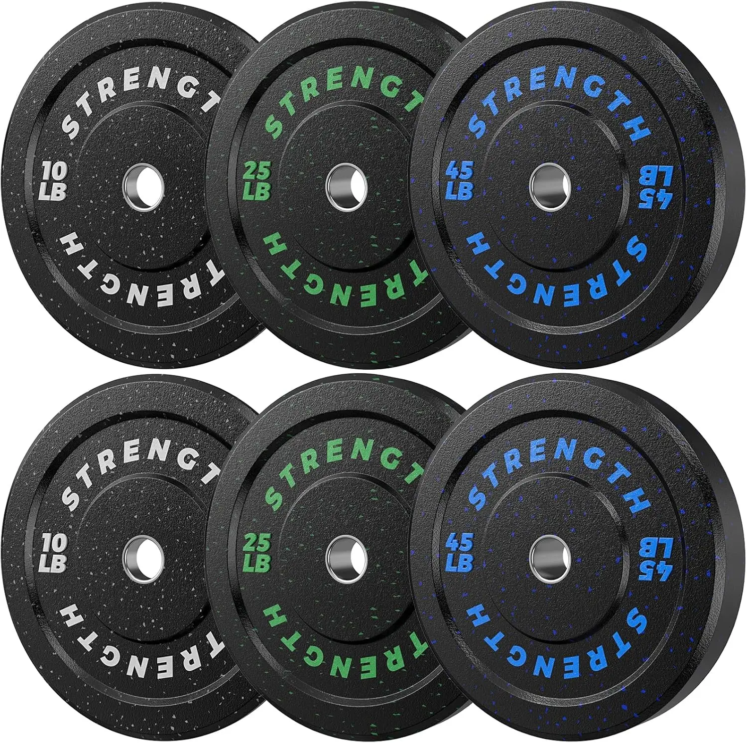 

Набор пластин для бампера Pro-Grade 2, резиновые накладки для защиты пола и снижения уровня шума, высокий отскок, 160 фунтов